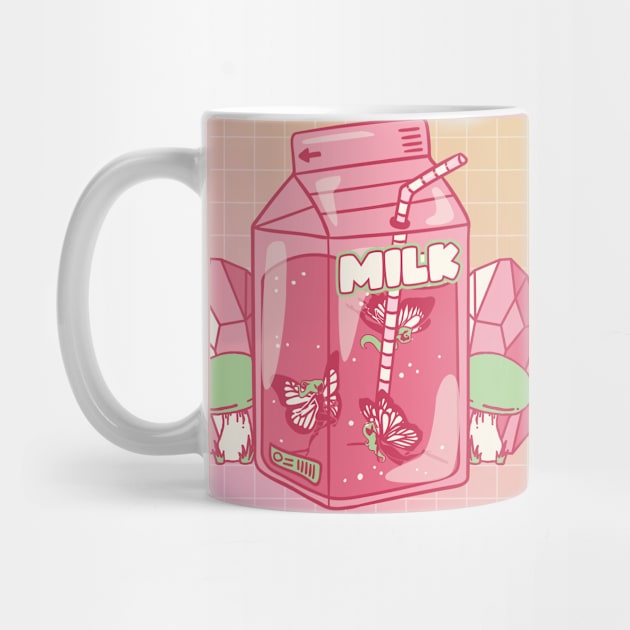 Fairycore Aesthetic Fairy Japanese Milk Carton by Alex21